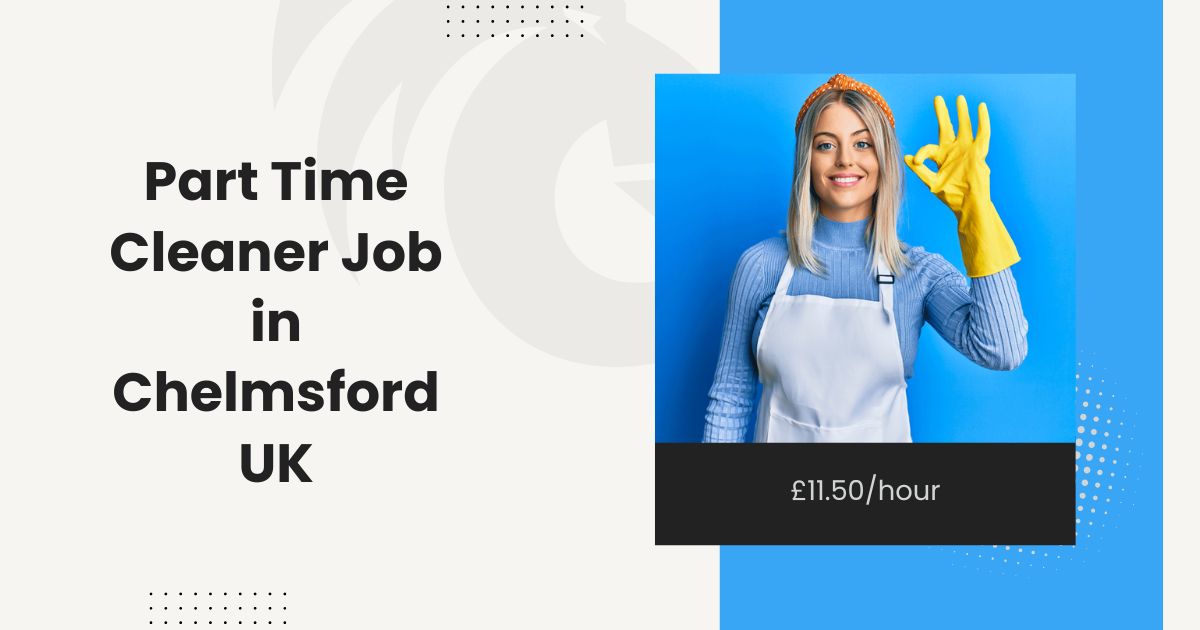 Part Time Cleaner Job in Chelmsford | £11.50/hour | MSG Contracts